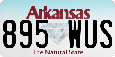 AR license plate 895WUS