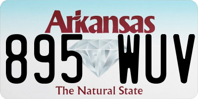 AR license plate 895WUV