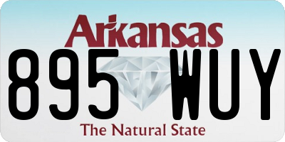 AR license plate 895WUY