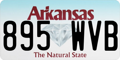AR license plate 895WVB