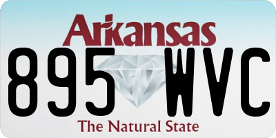 AR license plate 895WVC