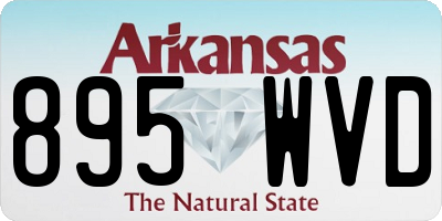 AR license plate 895WVD