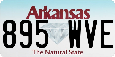 AR license plate 895WVE