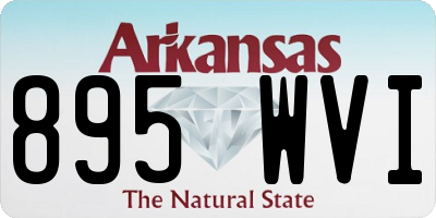 AR license plate 895WVI