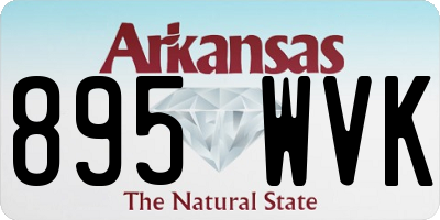 AR license plate 895WVK