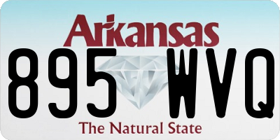 AR license plate 895WVQ