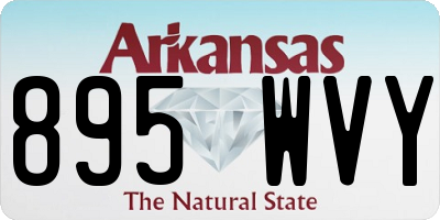 AR license plate 895WVY