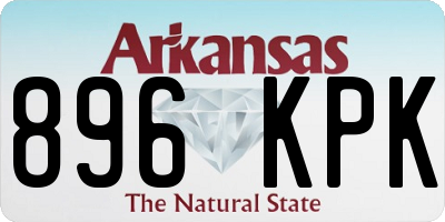 AR license plate 896KPK