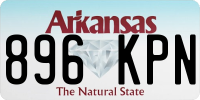 AR license plate 896KPN