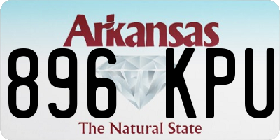 AR license plate 896KPU