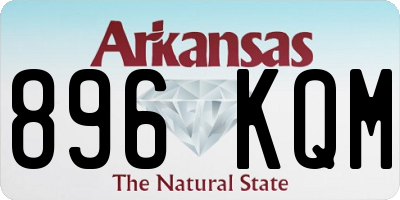 AR license plate 896KQM