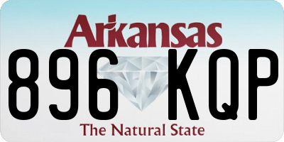 AR license plate 896KQP