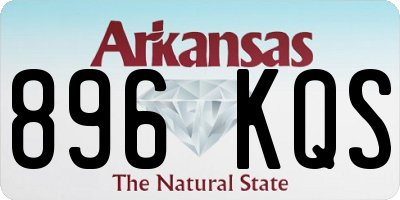 AR license plate 896KQS