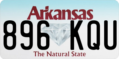 AR license plate 896KQU