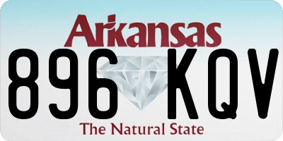 AR license plate 896KQV