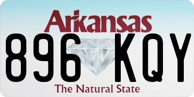 AR license plate 896KQY
