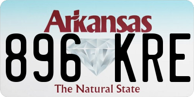 AR license plate 896KRE
