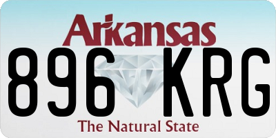 AR license plate 896KRG
