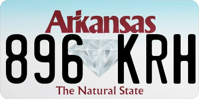 AR license plate 896KRH