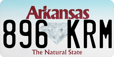 AR license plate 896KRM