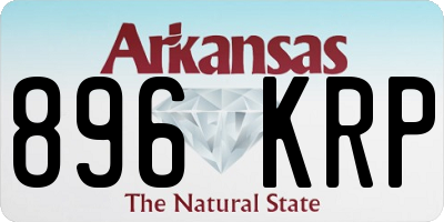 AR license plate 896KRP