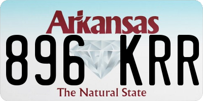 AR license plate 896KRR