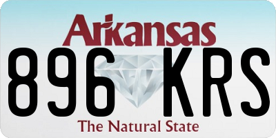 AR license plate 896KRS