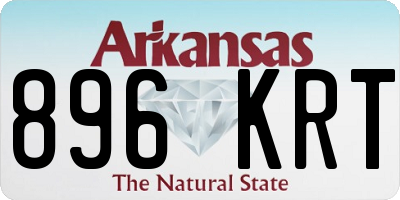 AR license plate 896KRT