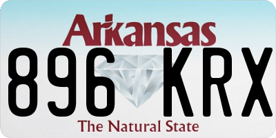 AR license plate 896KRX