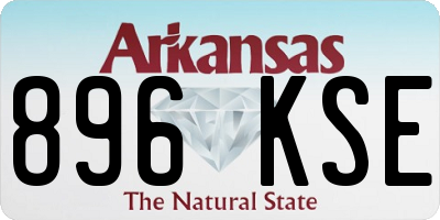 AR license plate 896KSE