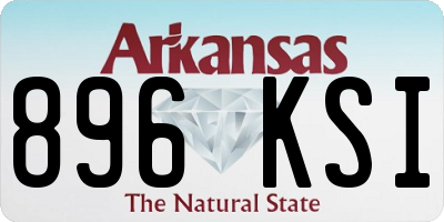 AR license plate 896KSI