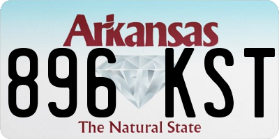 AR license plate 896KST