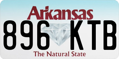 AR license plate 896KTB