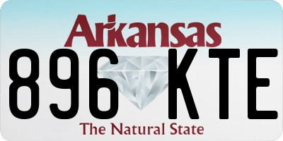 AR license plate 896KTE