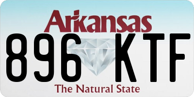 AR license plate 896KTF