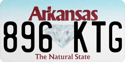 AR license plate 896KTG