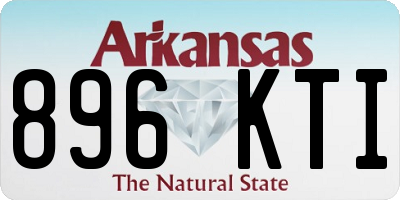 AR license plate 896KTI