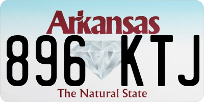 AR license plate 896KTJ