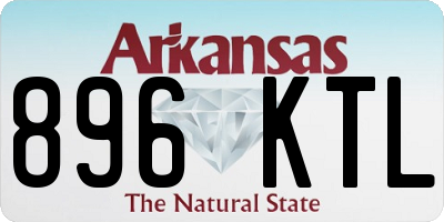 AR license plate 896KTL