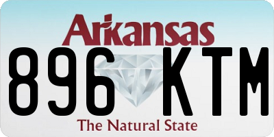 AR license plate 896KTM