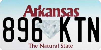 AR license plate 896KTN