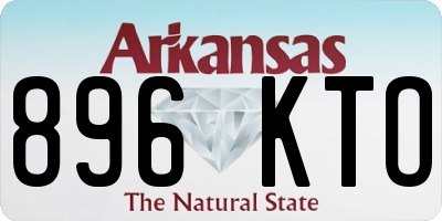 AR license plate 896KTO