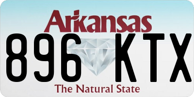 AR license plate 896KTX