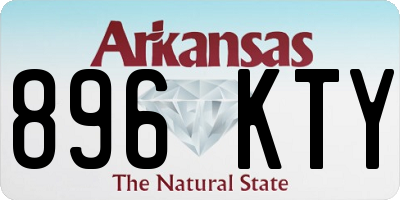 AR license plate 896KTY