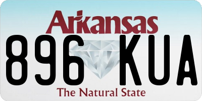 AR license plate 896KUA
