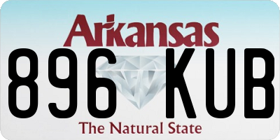 AR license plate 896KUB