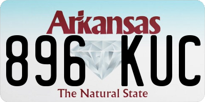 AR license plate 896KUC