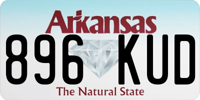AR license plate 896KUD