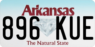 AR license plate 896KUE