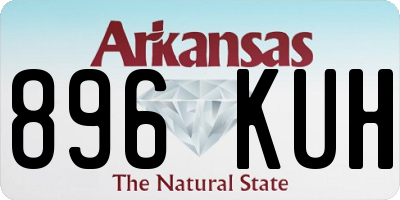 AR license plate 896KUH